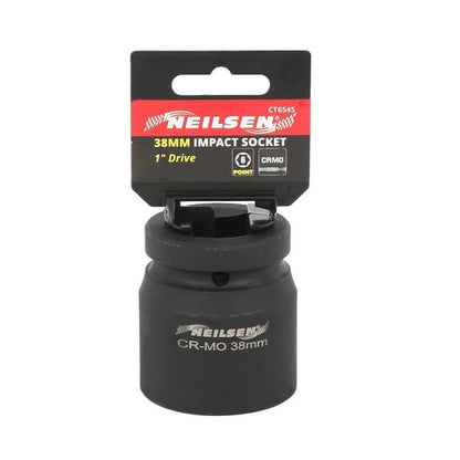 1" Inch Drive 38mm Deep Impact Socket 6 Point High Torque Shallow Tool  CT6545