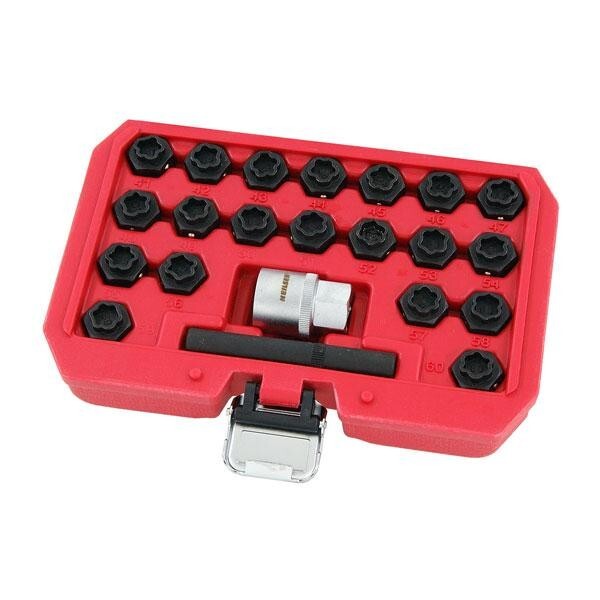  Bmw 22 Pcs 1/2" Drive Wheel Locking Key Set For Socket Spanner Tool New CT4132