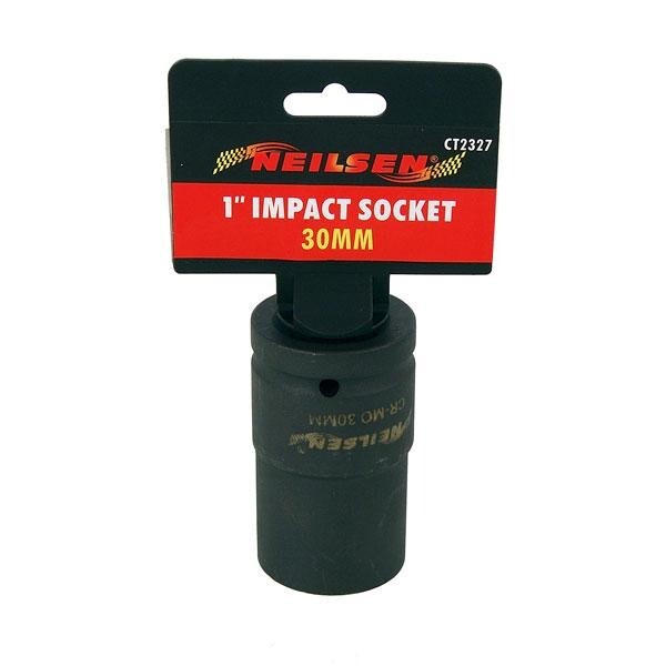 1" Inch Drive 30mm Deep Impact Socket 6 Point High Torque Garage Tool  CT2327