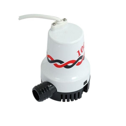 12V 1000GPH MANUAL SEA FRESH WATER SUBMERSIBLE BOAT SHIP MARINE FLOOD BILGE PUMP