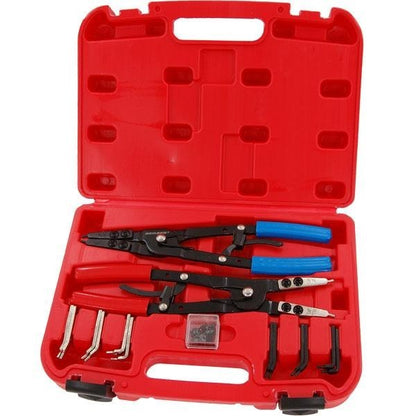 10" Circlip Plier Internal & External Circlip Plier Tool Snap Ring Garage Pliers