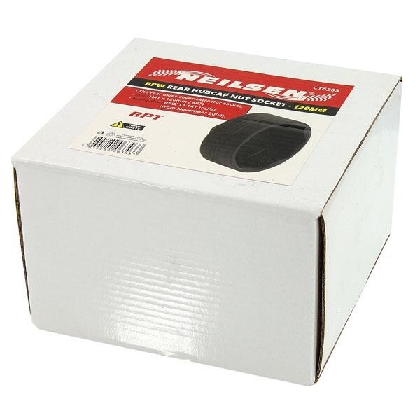 3/4" Driv Rear Hubcap Nut Bpw 8 Point Axel Cover Truck Trailer Socket 95mm oval2