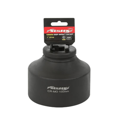 1" Dr 6pt Jumbo Shallow Impact Socket Set Truck Trailer HGV Kit 80 - 105mm Singl