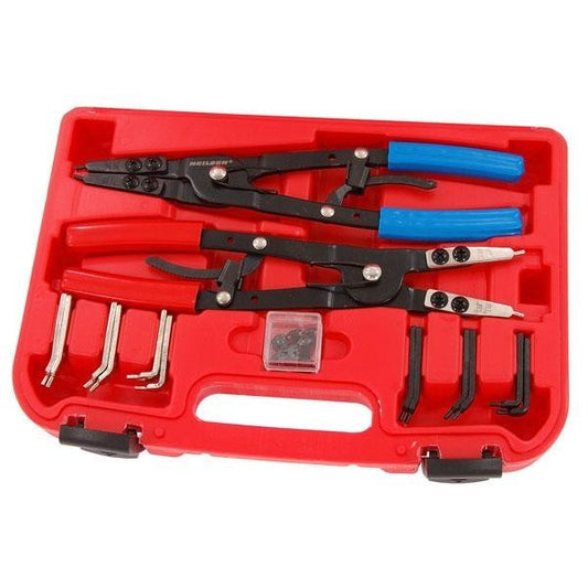 10" Circlip Plier Internal & External Circlip Plier Tool Snap Ring Garage Pliers