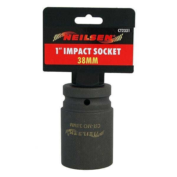 1" Inch Drive 38mm Deep Impact Socket 6 Point High Torque Garage Tool  CT2331