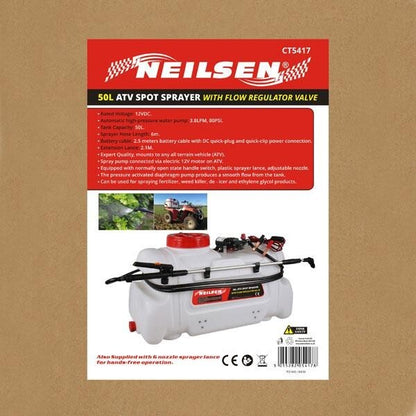 Sprayer 12V 50L Atv Spot Automatic High Pressure Garden Weed Killer Water Pump17