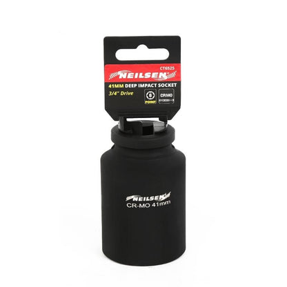 3/4" Inch Drive 41mm Deep Impact Socket 6 Point High Torque Metric Tool CT6525