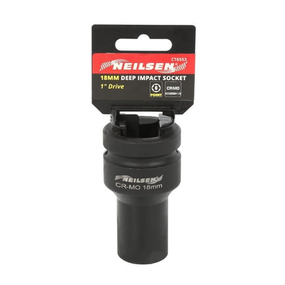 1" inch Drive Impact Wheel Socket 6 point Deep Large Jumbo Lug Hub Nut 17- 120mm