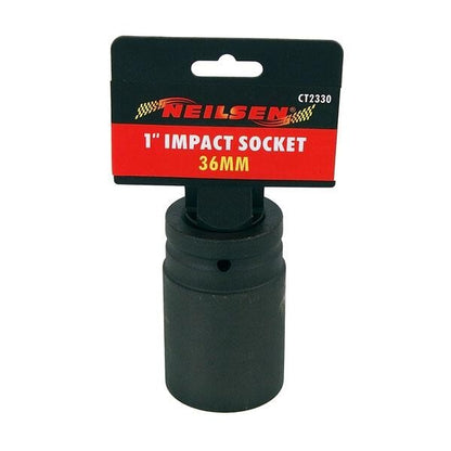1" Inch Drive 36mm Deep Impact Socket 6 Point High Torque Garage Tool  CT2330