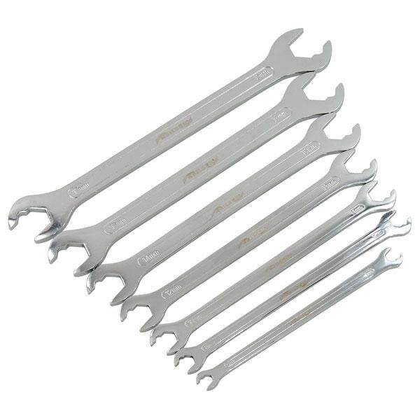 7pc Ultra Thin Ratchetting Action Metric Spanner Wrench Set 6mm - 19mm CT5935