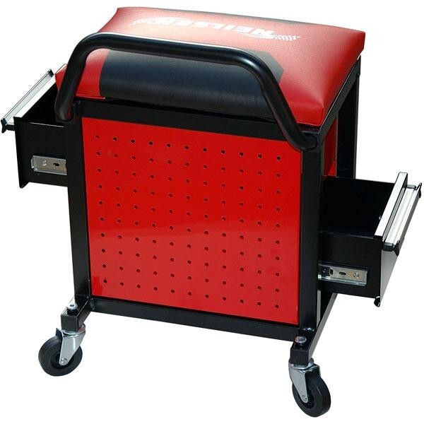 Storage Creeper Seat Trolley Garage Workshop Mechanics Drawers Bench Chair 4346
