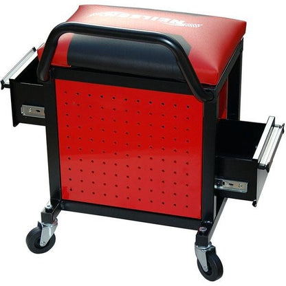 Storage Creeper Seat Trolley Garage Workshop Mechanics Drawers Bench Chair 4346