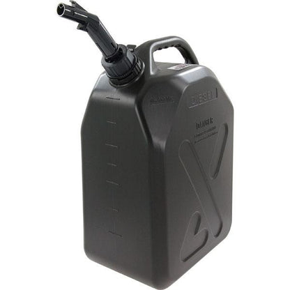 5L 10L 20L Black Red Green Jerrycan Fuel Storage Container Plastic Can + Spout