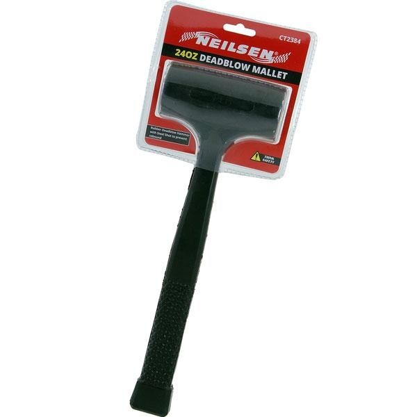 2lb 24OZ Professional Deadblow Hammer Rubber Mallet Club Maul Baton Gavel CT2384