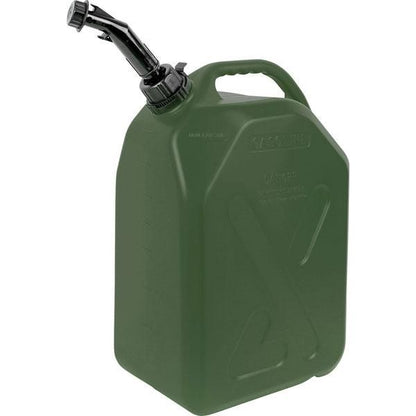 5L 10L 20L Black Red Green Jerrycan Fuel Storage Container Plastic Can + Spout