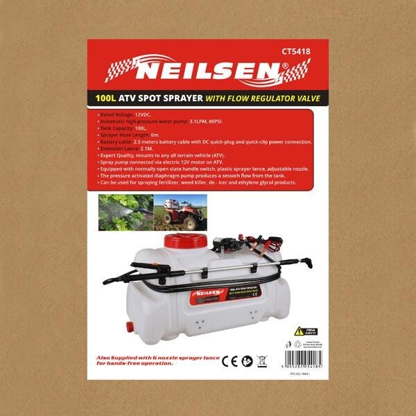 Sprayer 12V 100L Atv Spot Automatic High Pressure Garden Weed Killer Water Pump8