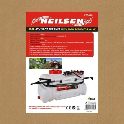 Sprayer 12V 100L Atv Spot Automatic High Pressure Garden Weed Killer Water Pump8