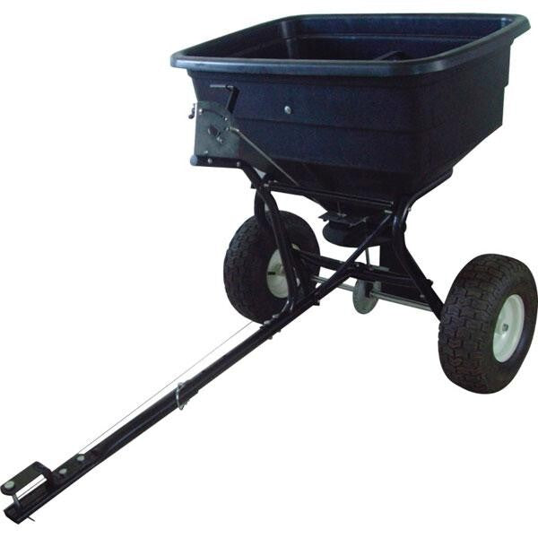 175LB Spreader Seeder Tow Behind Garden Grass Soil Fertilizer Feeder Hopper 2211