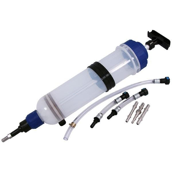 7pcs 1.5 Litres Multi-purpose Vehicle Fluid Change Brake Suction Pump Syringe 88