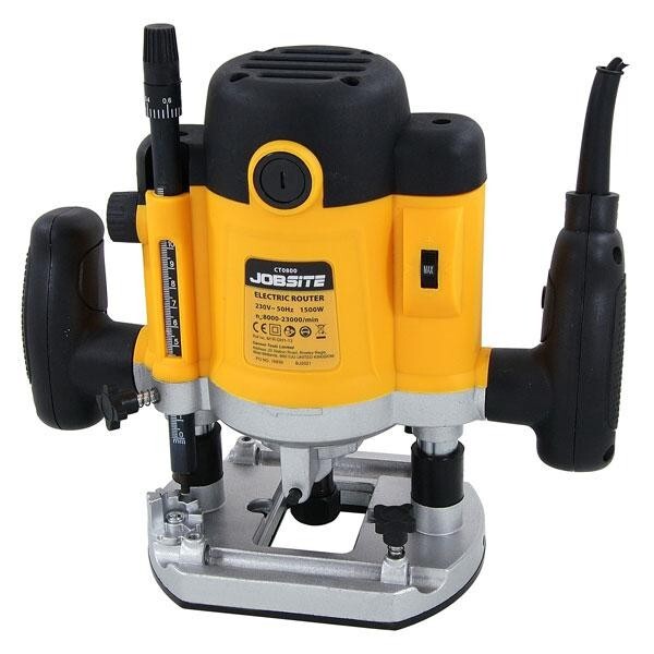 1/2 Inch 230V Variable Speed Electric Router 1500W Corded Cutting Tool CT0800 