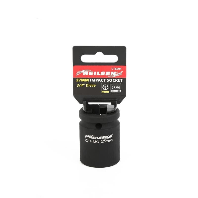 3/4" Inch Drive 32mm Short Shallow Impact Socket 6 Point High Torque Metric Tool