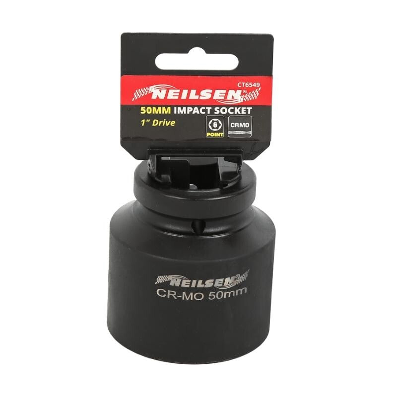 1" Inch Drive 50mm Deep Impact Socket 6 Point High Torque Shallow Tool  CT6549