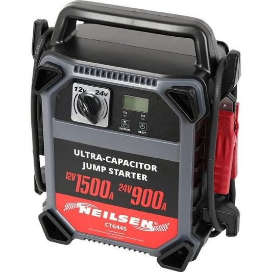  Jump Starter Ultra-Capacitor Car Truck Vehicle 2 Mode 2200A 12V/24V Charger6445