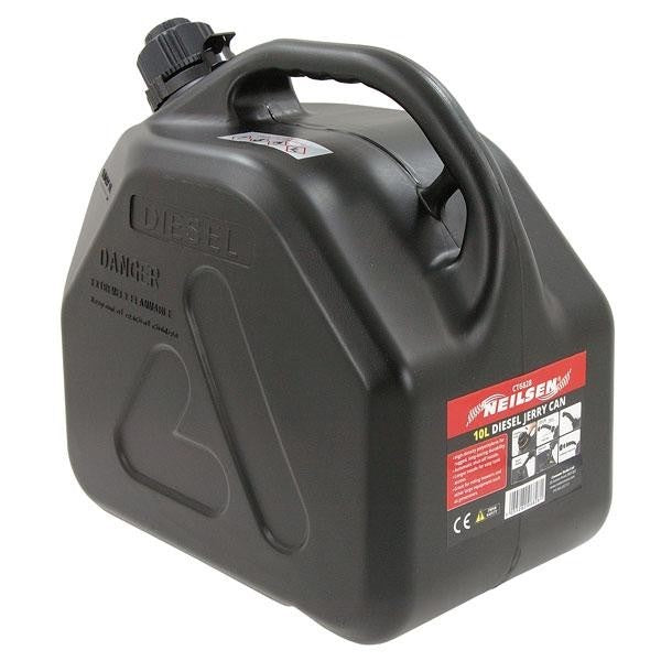 5l Black Jerrycan Fuel Storage Oil Portable Container Plastic Water Can + Spout7
