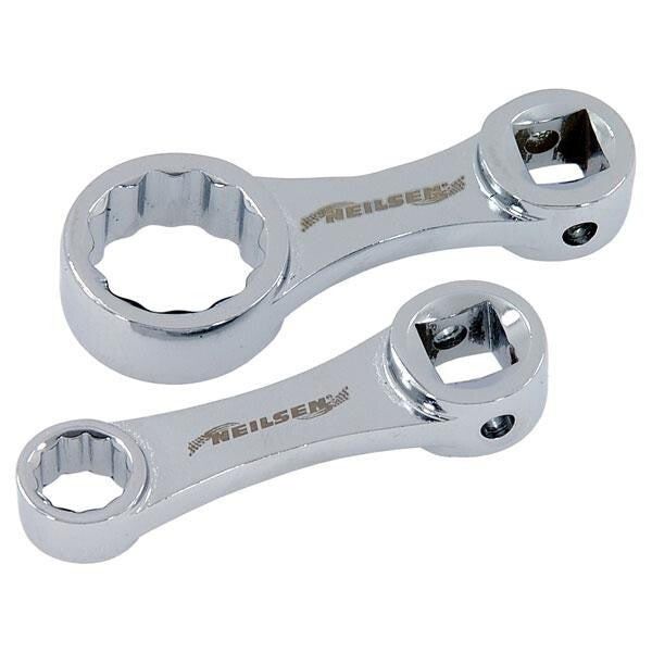 10Pc Torque Wrench Spanner 12 Point Adaptor 3/8 Drive Metric Set 10mm - 19mm6453