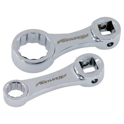 10Pc Torque Wrench Spanner 12 Point Adaptor 3/8 Drive Metric Set 10mm - 19mm6453