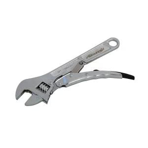 10in Locking Adjustable Wrench – Anti-Slip, Chrome-Plated, Max 30mm Opening 5206