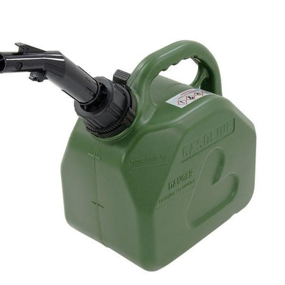5l Green Jerrycan Fuel Storage Oil Portable Container Plastic Water Can + Spout4