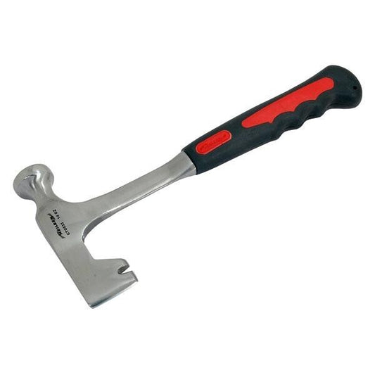 Drywall Hammer 14oz One Piece Steel Handle Wall Boarding Hammers Crowned CT0533