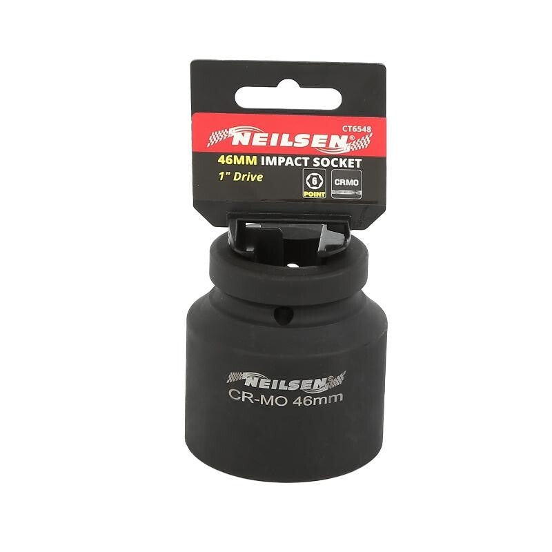 1" Inch Drive 46mm Deep Impact Socket 6 Point High Torque Shallow Tool  CT6548
