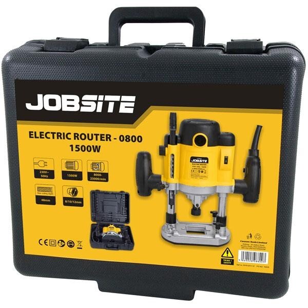 1/2 Inch 230V Variable Speed Electric Router 1500W Corded Cutting Tool CT0800 