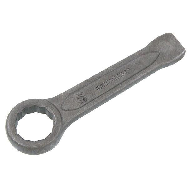 Box End Ring Spanner Striking 12 Point Carbon Slogging Flat Wrench 17mm - 85mm