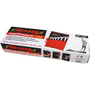 6 Piece Jumbo Combination Spanner Set – Extra Large 33mm to 50mm CT1746