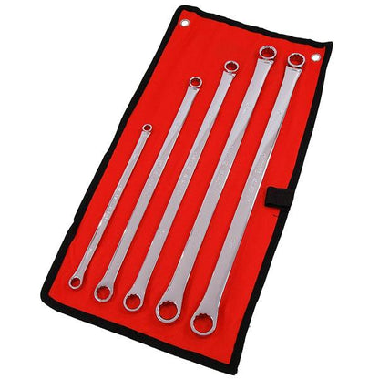 5pc Extra Long Ring Spanner Set CRV Box End Wrench Metric 8–19mm Strong CT1119