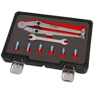 Wrench Set for Nuts with Top Holes – Interchangeable Pins, 8pcs Included CT4604