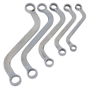 5 Piece S-Shape Ring Spanner Set – Precision 10 x 11mm Sizes for Workshop Use CT2382