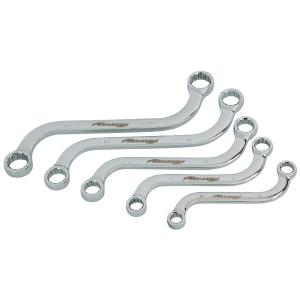 5 Piece S-Shape Ring Spanner Set – Precision 10 x 11mm Sizes for Workshop Use CT2382