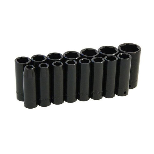 15pc 1/2" Drive Deep Impact Socket Set 10-30mm CT1093
