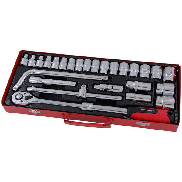26pc 1/2" Drive Socket Set with Ext Ratchet CT1339