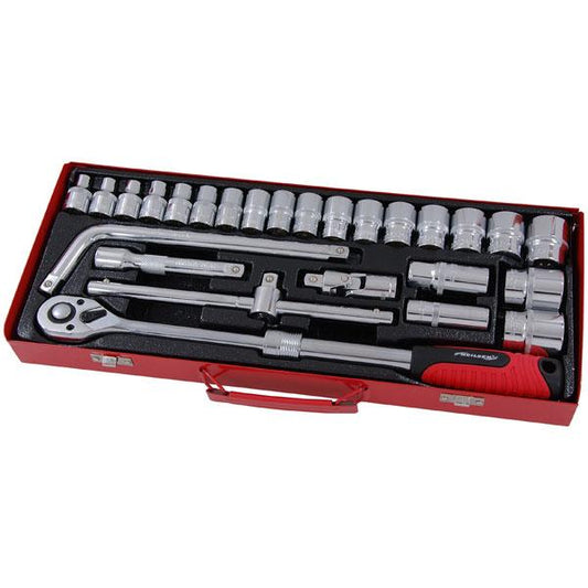 26pc 1/2" Drive Socket Set with Ext Ratchet CT1339