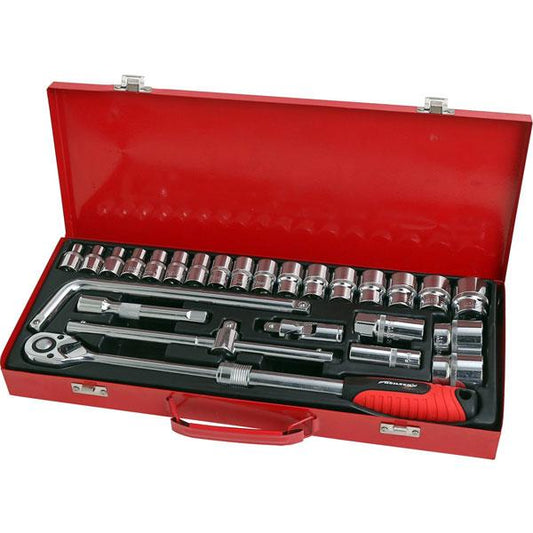 26pc 1/2" Drive Socket Set with Ext Ratchet CT1339