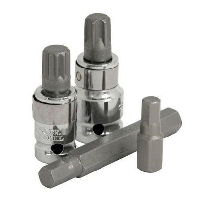 40pc Hex & Star Bit Set - 3/8" and 1/2" Drive Short and Long Set Tools CT1114