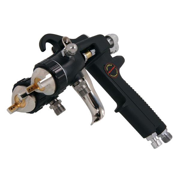 Double Head Spray Gun Dual Colour Spraying  Heavy Duty Professional Air CT4245
