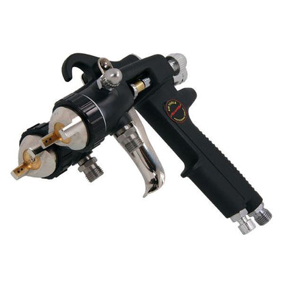 Double Head Spray Gun Dual Colour Spraying  Heavy Duty Professional Air CT4245