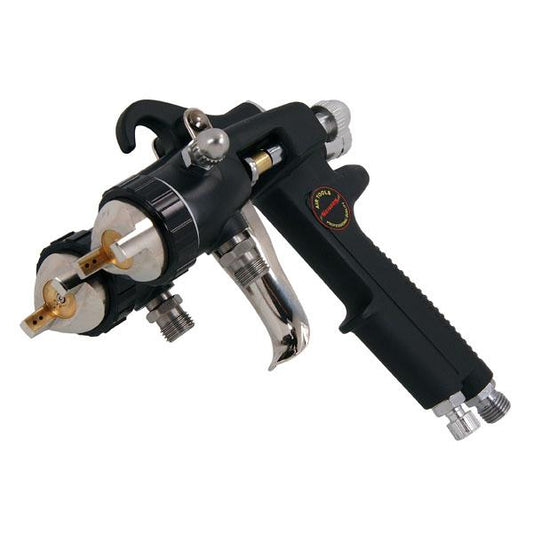 Double Head Spray Gun Dual Colour Spraying  Heavy Duty Professional Air CT4245