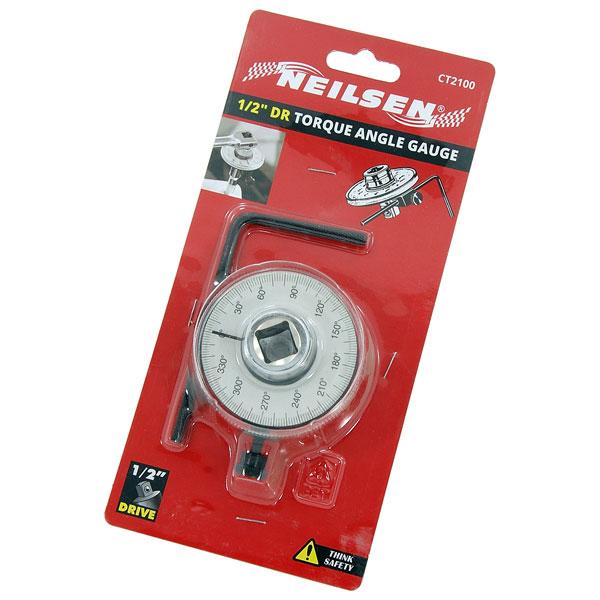 1/2" Drive Torque Angle Gauge Angular Workshop Garage Quality Wrench Tool CT2100